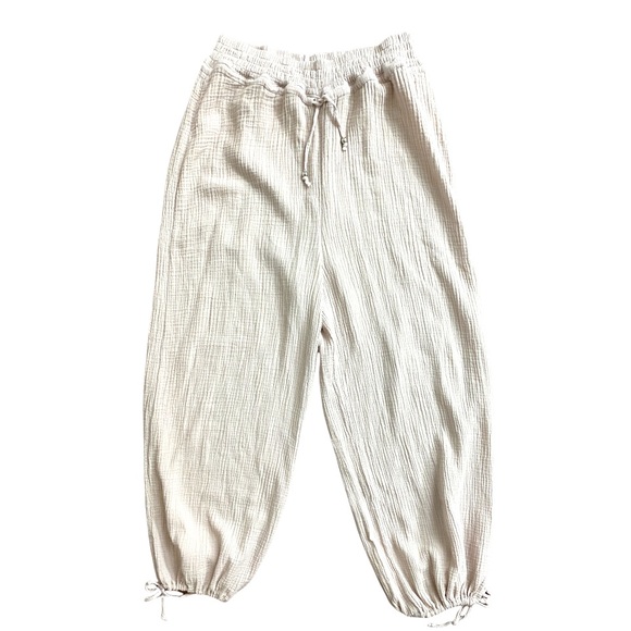 Saturday Sunday Pants - Saturday Sunday Gauze Blush Pink Balloon Pants Sz S